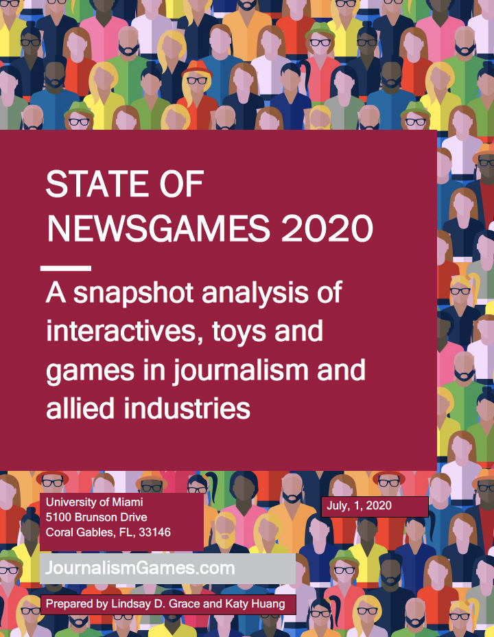 State of Newsgames 2020 Report Cover