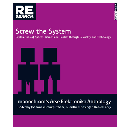 Book Cover, Screw the System Monochrom Anthology