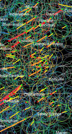 All tornadoes in Tennesse